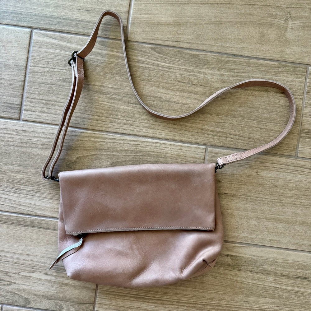 Able Emnet Leather Crossbody Bag NWOT